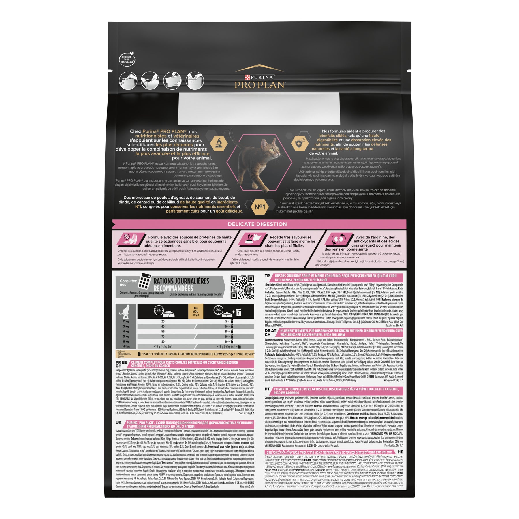 PURINA® PRO PLAN Cat Delicate Digestion Lammas