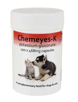 Chemeyes-K - Kissojen ja koirien hypokalemian tukihoitoon 100 kaps.