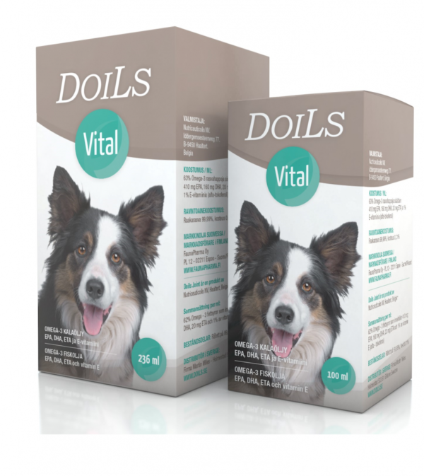Doils Vital - Puhdistettu syvänmeren kalaöljy, PÄIVÄYSTUOTE -50 %