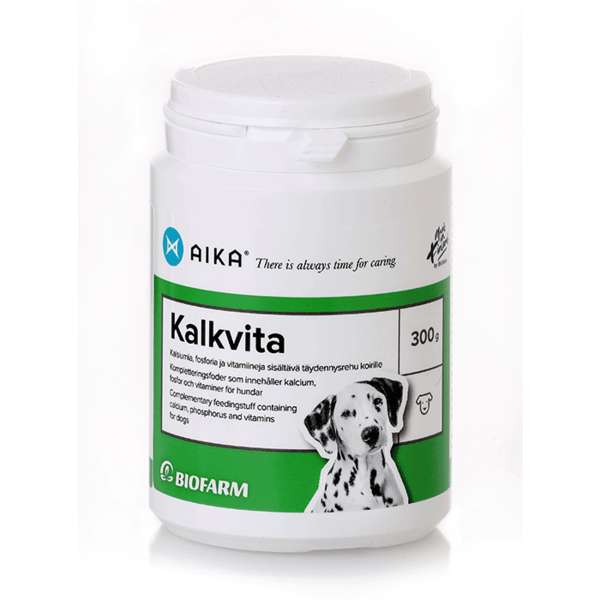 AIKA Kalkvita - Vitamiini- ja hivenainelisä koirille 300 g