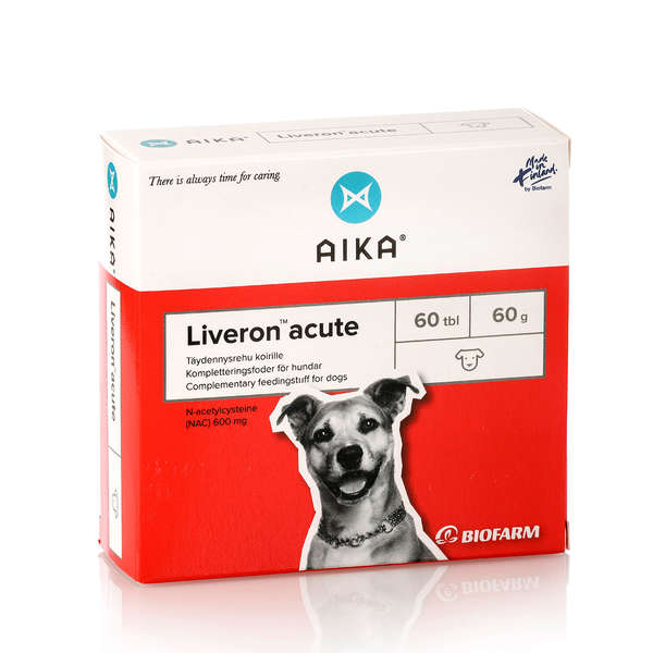 AIKA Liveron acute - Koirille maksan toiminnan tukemiseksi 60 tabl.