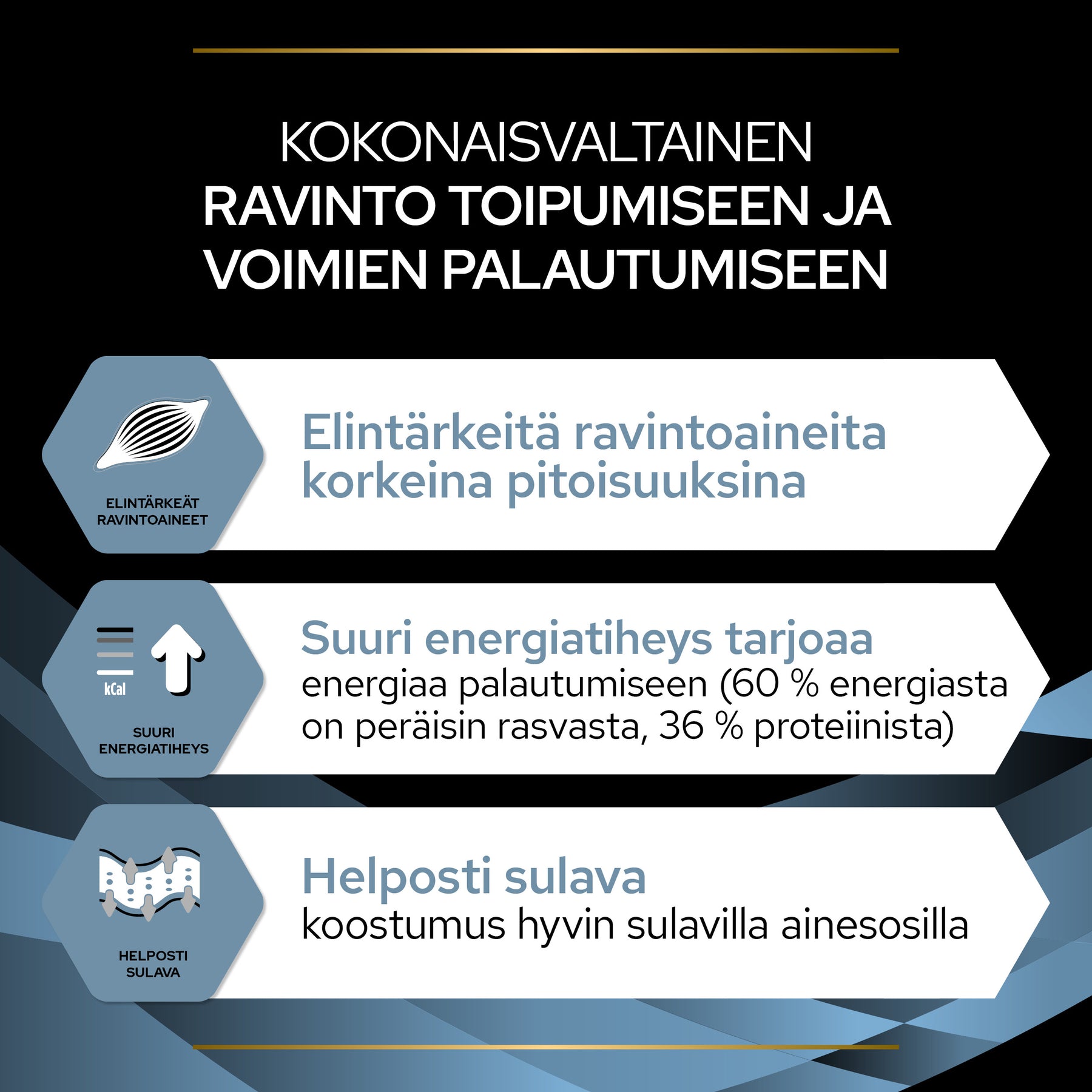 PURINA® PRO PLAN® VETERINARY DIETS CN Convalescence™ Märkäruoka kissoille ja koirille.