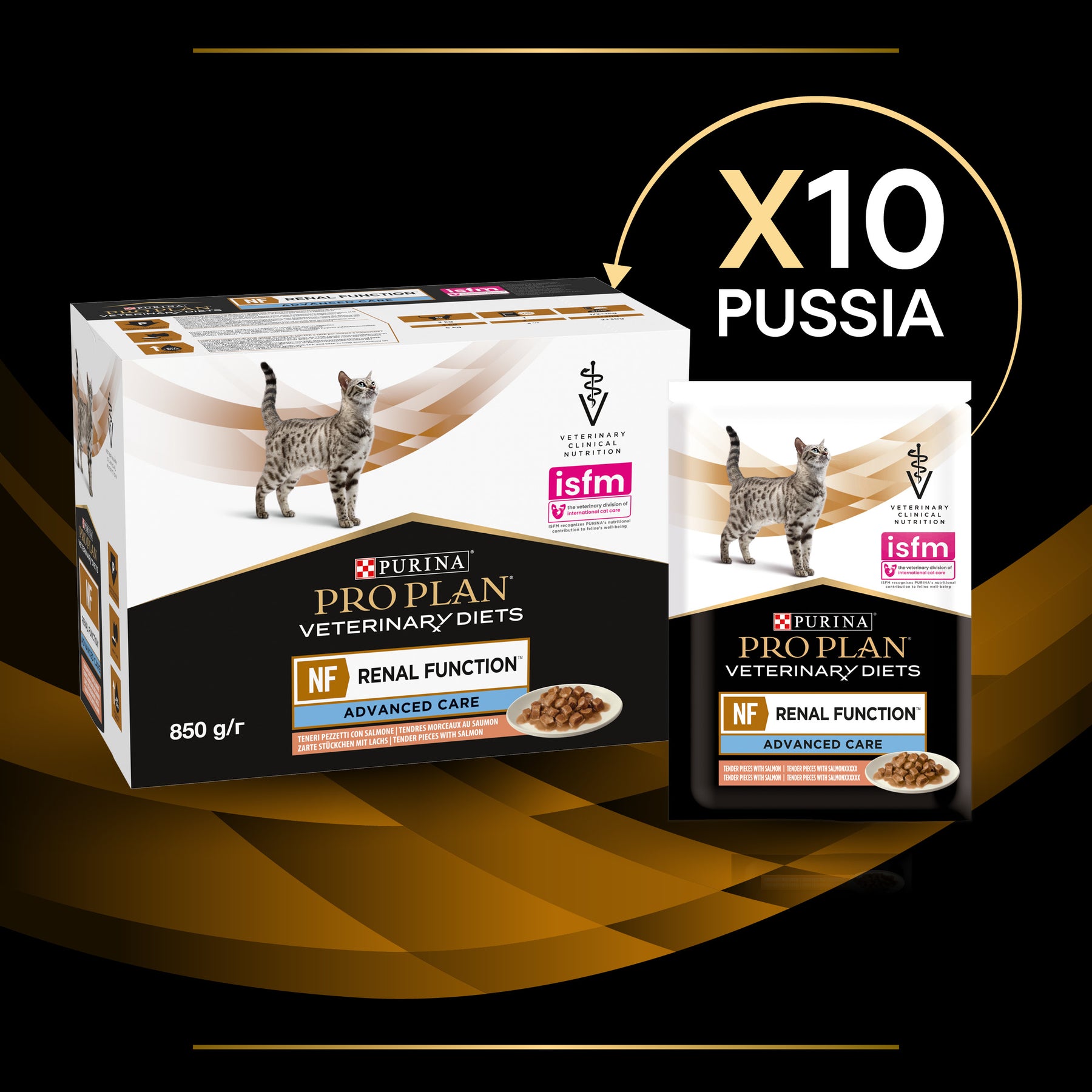 PURINA® PRO PLAN® Veterinary Diets - NF Advanced Care Renal Function lohenmakuinen märkäruoka.
