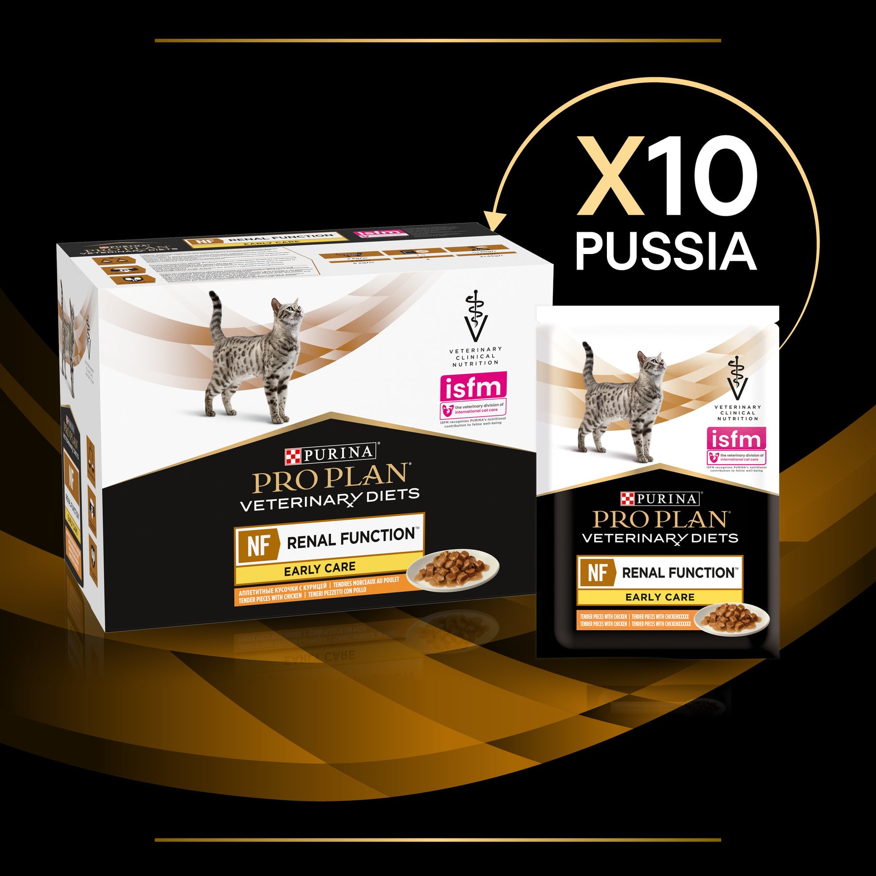 PURINA® PRO PLAN® Veterinary Diets - NF Early Care Renal Function märkäruokapakkaus.