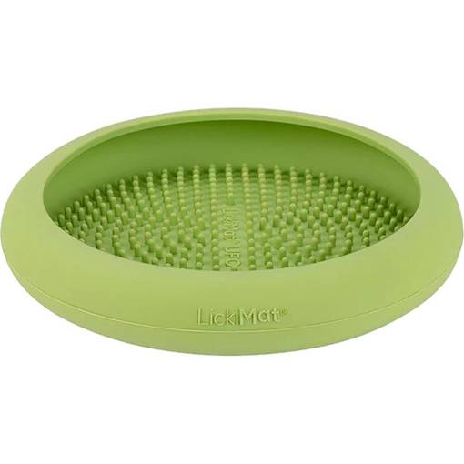 LickiMat Ufo, vihreä - Aktiiviseen ruokintaan tai ajanvietteeksi