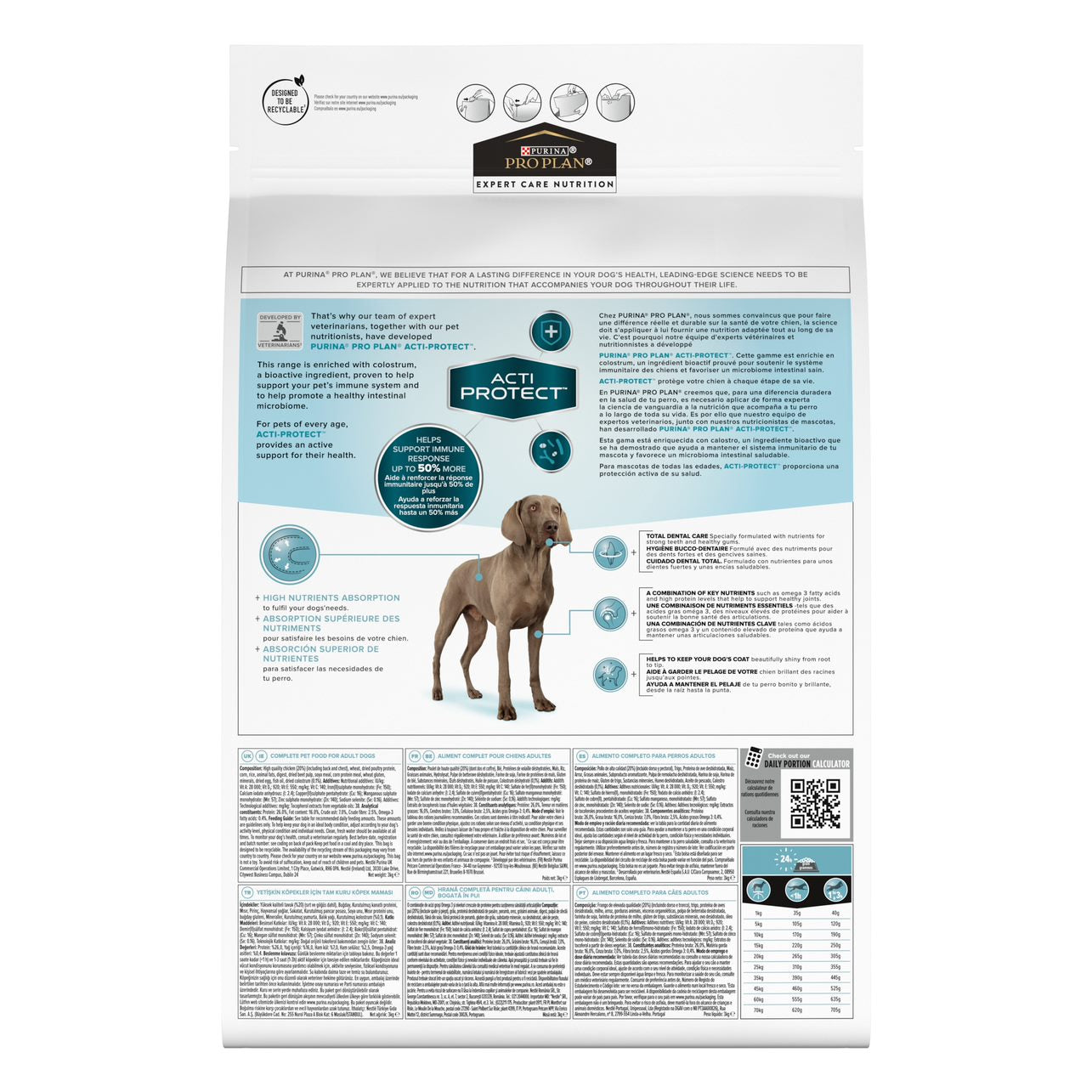 PURINA® PRO PLAN® Expert Care Nutrition - Acti-Protect™ Adult Chicken.