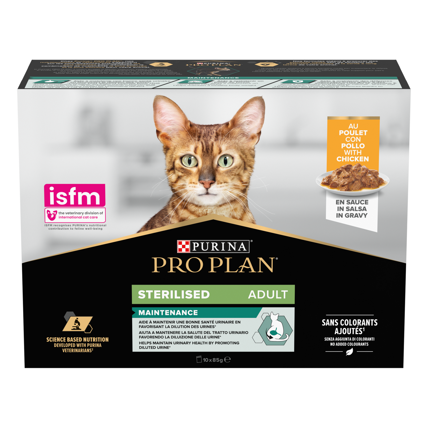 PURINA® PRO PLAN® Sterilised Maintenance Adult 10x85 g