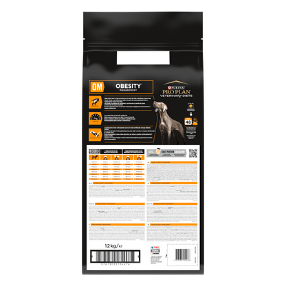 PURINA® PRO PLAN® Veterinary Diets OM Obesity Management ruokapakkaus.