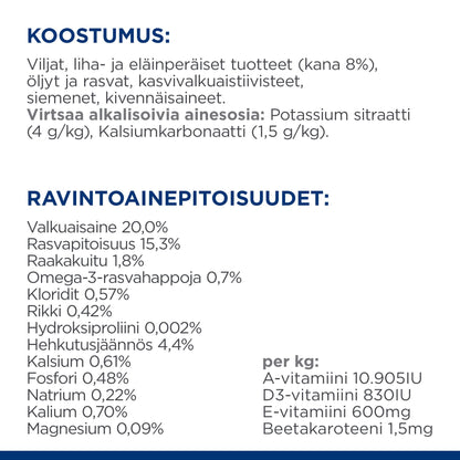 Hill's PRESCRIPTION DIET c/d Multicare koiran kuivaruoka - kana - PD cd_DOG_BK26434M__Composition_FI