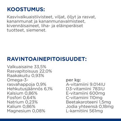 Hill's PRESCRIPTION DIET y/d kilpirauhasen liikatoiminnan hoitoon kissan kuivaruoka - PD yd_CAT_BK26252M__Composition_FI