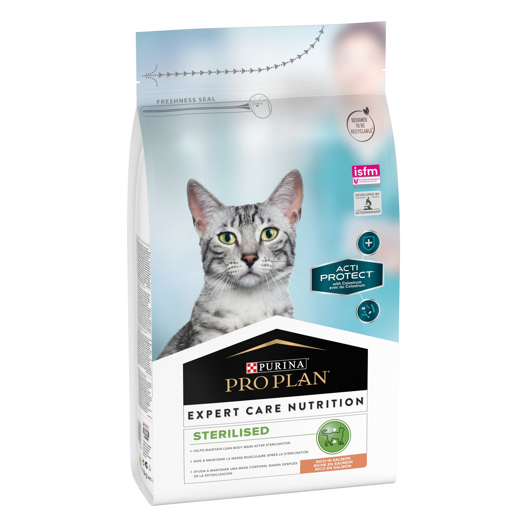 PURINA® PRO PLAN® Expert Care Nutrition - Acti-Protect™ Adult Sterilised Salmon kissanruoka.