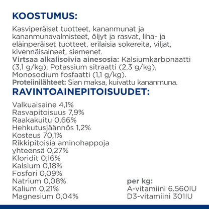 Hill's PRESCRIPTION DIET u/d koiran märkäruoka 12x370g - PD ud Can_DOG_BK31642__Composition_FI