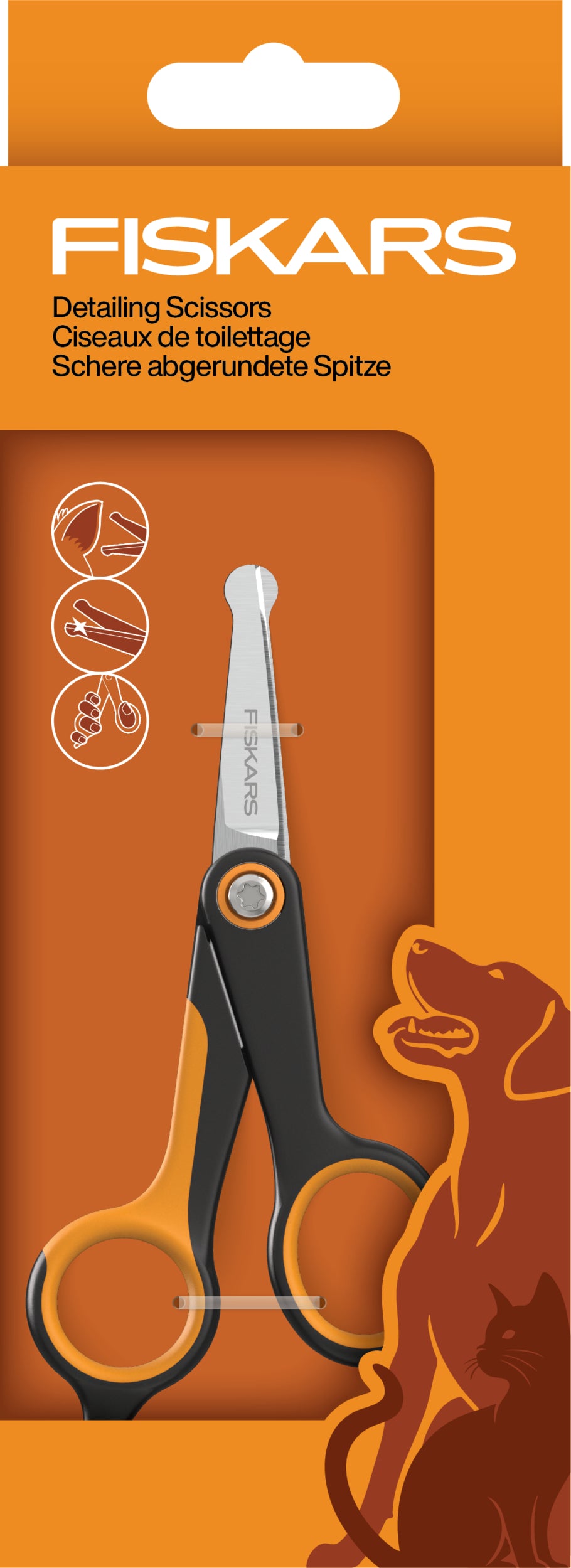 Fiskars Pyöreäkärkiset sakset