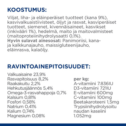 Hill's PRESCRIPTION DIET i/d Stress koiran kuivaruoka - kana - PD id Stress Mini_DOG_BK32359M__Composition_FI