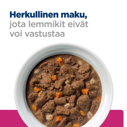 Hill's PRESCRIPTION DIET Gastrointestinal Biome muhennos koirille - kana & porkkanaa 12x354g - PD GiBiome Stew_Chicken Carrots_DOG_BK32555_Food-Look_FI