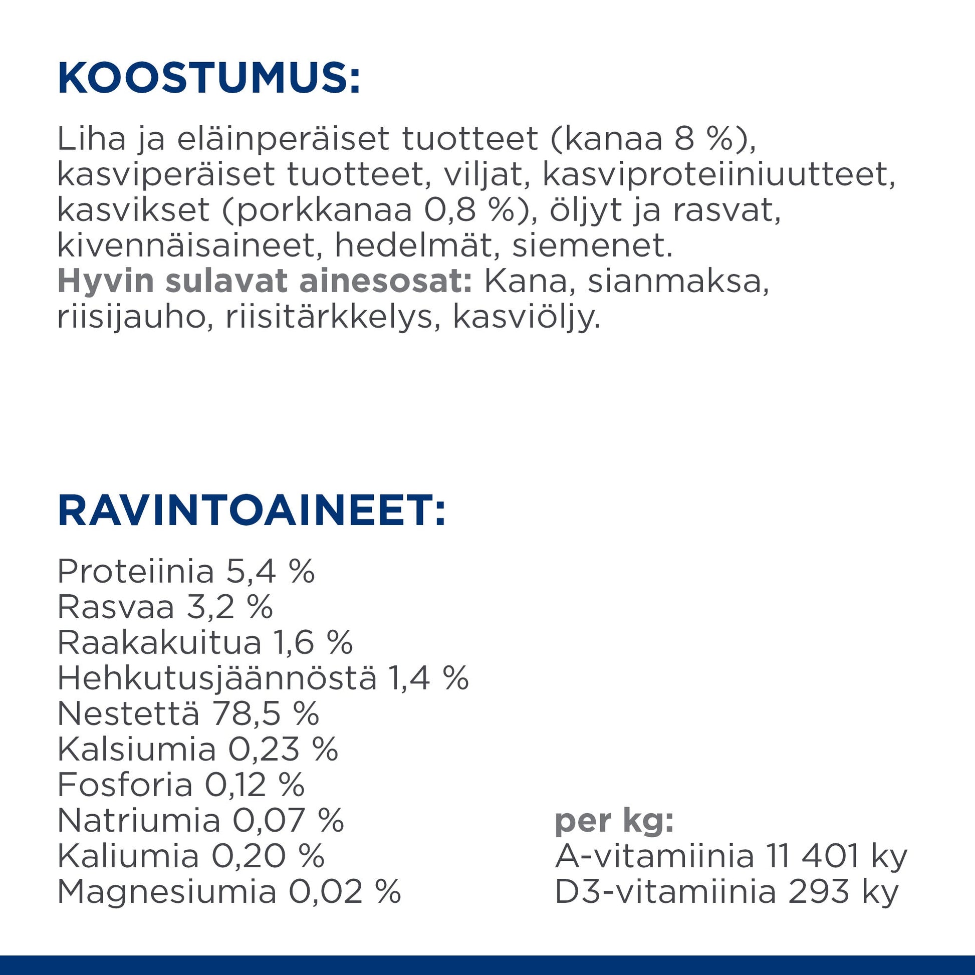 Hill's PRESCRIPTION DIET Gastrointestinal Biome muhennos koirille - kana & porkkanaa 12x354g - PD GiBiome Stew_Chicken Carrots_DOG_BK32555__Composition_FI