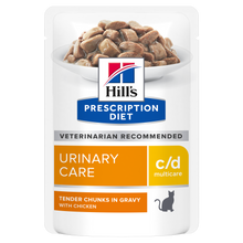 Hill's PRESCRIPTION DIET c/d Multicare kissan märkäruoka - kana 12x85g - packshot_png