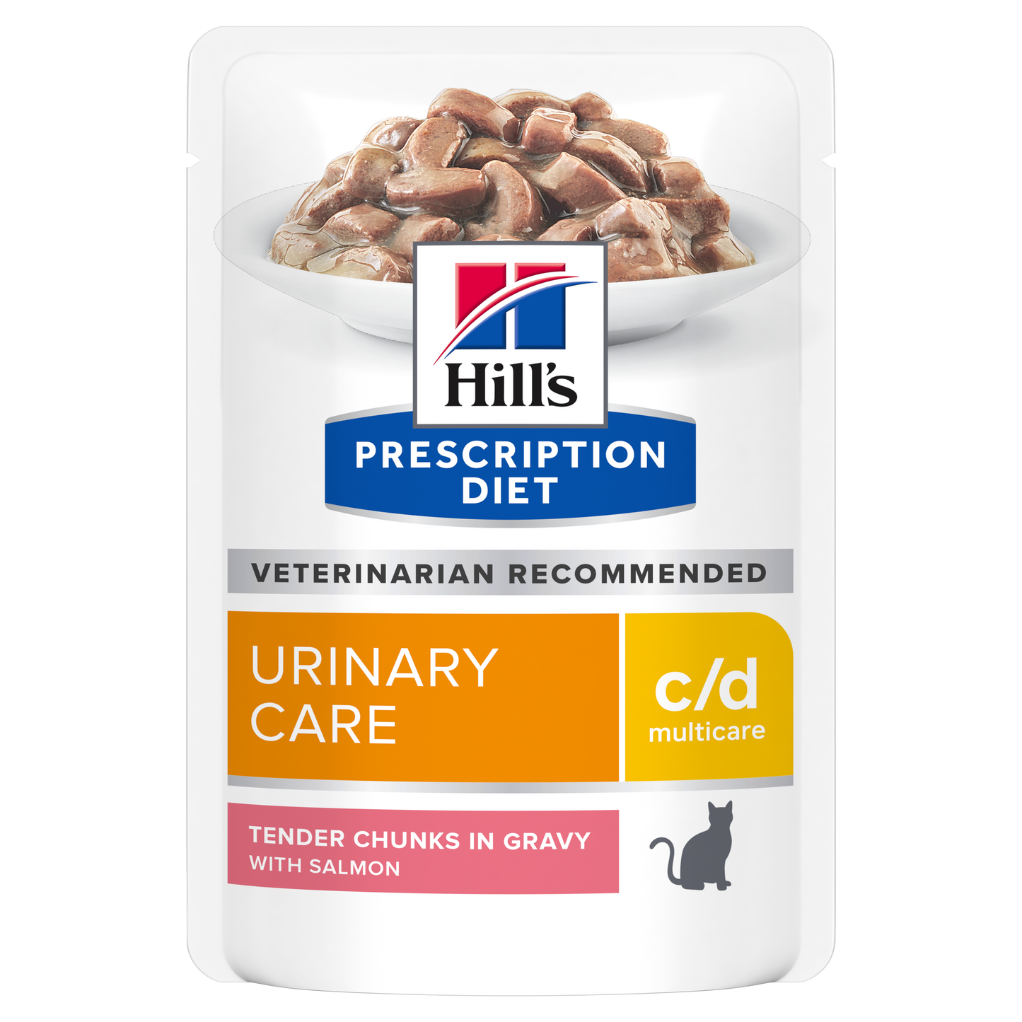 Hill's PRESCRIPTION DIET c/d Multicare kissan märkäruoka - lohi 12x85g - packshot_png