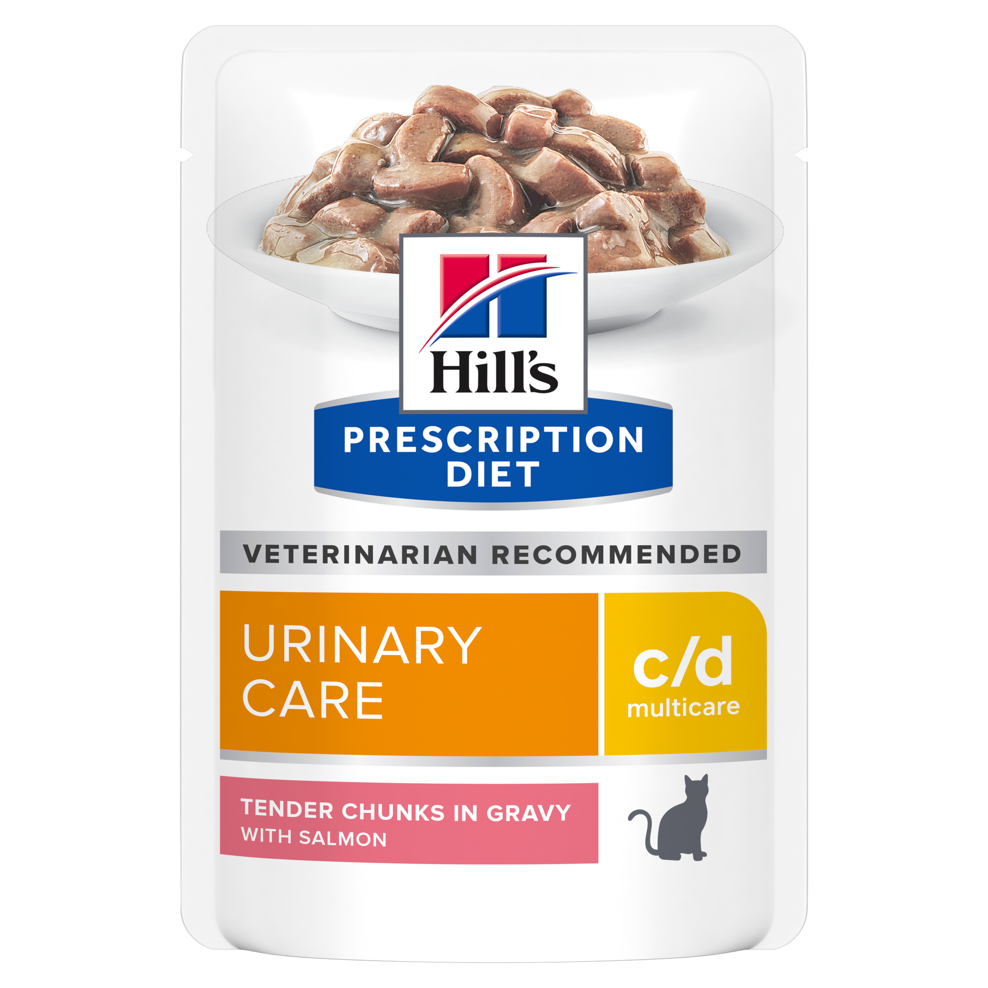 Hill's PRESCRIPTION DIET c/d Multicare kissan märkäruoka - lohi 12x85g - packshot_png