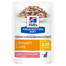 Hill's PRESCRIPTION DIET c/d Multicare kissan märkäruoka - lohi 12x85g - packshot_png