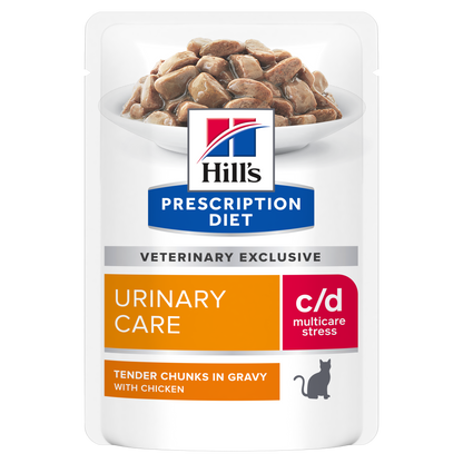 Hill's PRESCRIPTION DIET c/d Multicare Stress Urinary kissan märkäruoka - lohi 12x85g - packshot_png