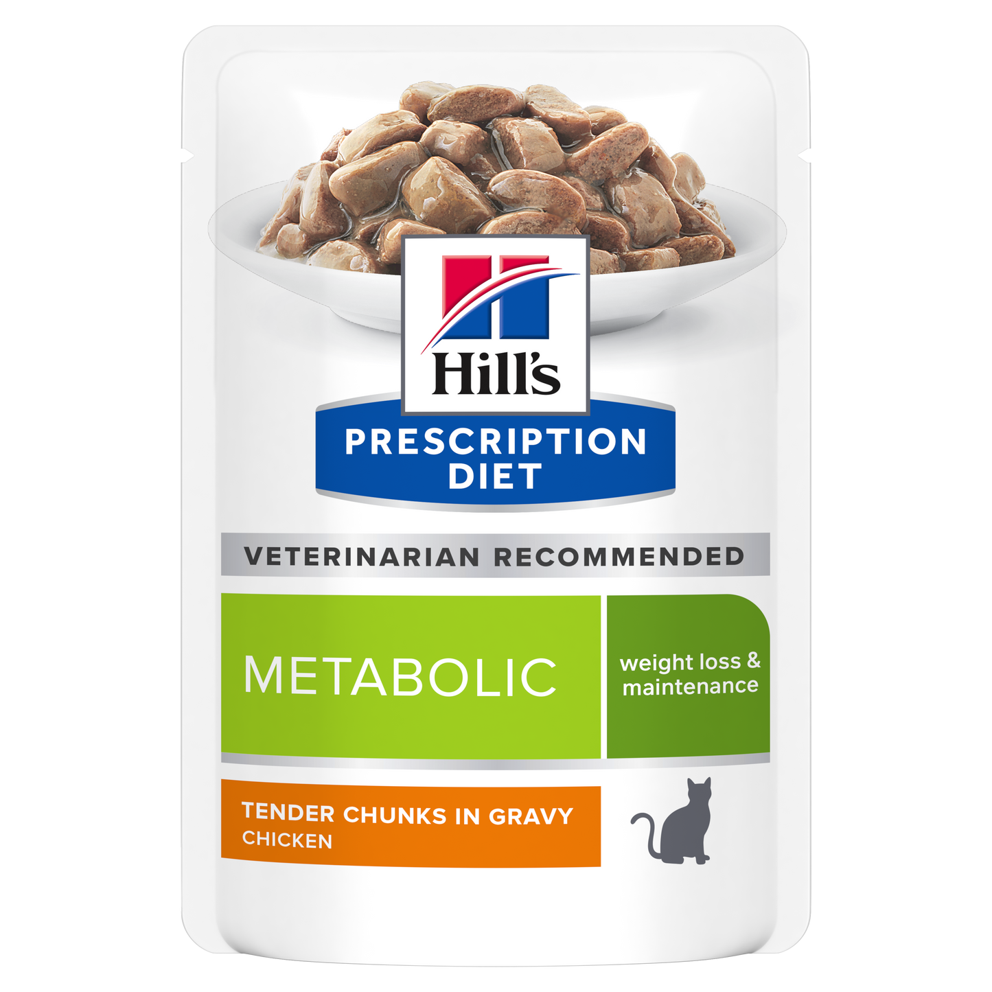 Hill's PRESCRIPTION DIET Metabolic kissan märkäruoka - kana 12x85g - packshot_png
