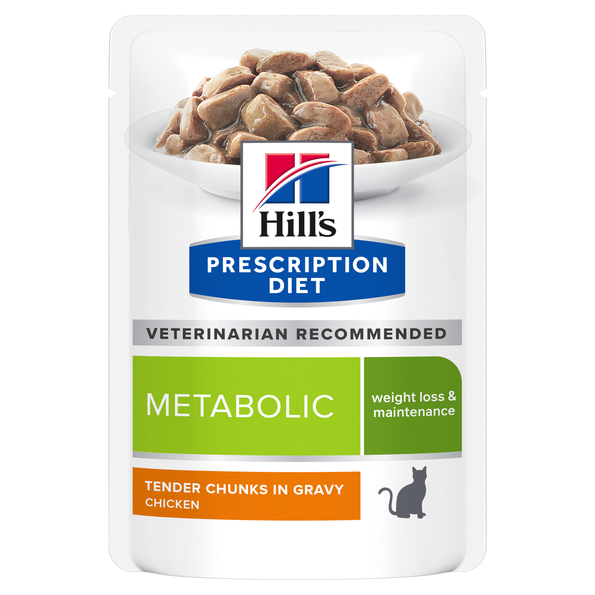 Hill's PRESCRIPTION DIET Metabolic kissan märkäruoka - kana 12x85g - packshot_png