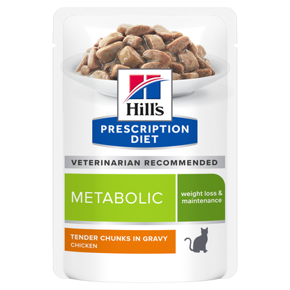 Hill's PRESCRIPTION DIET Metabolic kissan märkäruoka - kana 12x85g - packshot_png