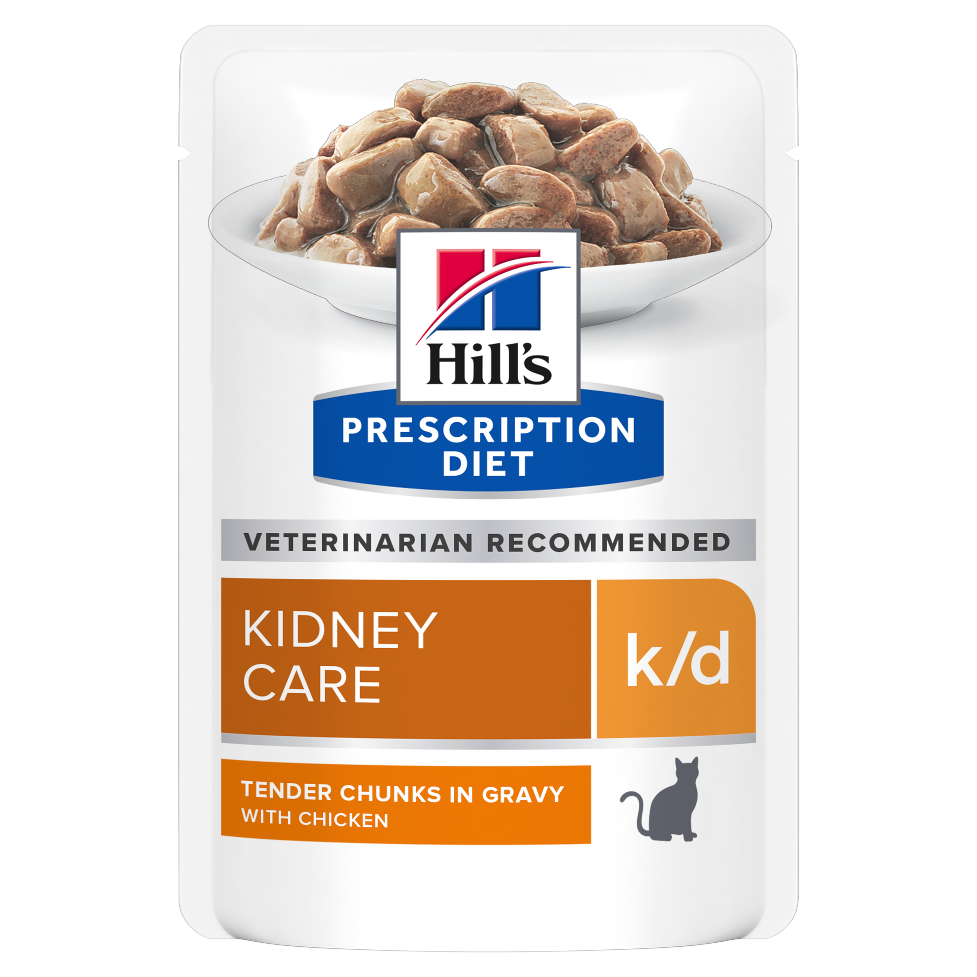 Hill's PRESCRIPTION DIET k/d kissan märkäruoka - kana 12x85g - packshot_png