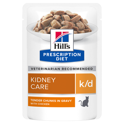 Hill's PRESCRIPTION DIET k/d kissan märkäruoka - kana 12x85g - packshot_png