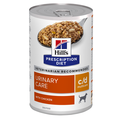 Hill's PRESCRIPTION DIET c/d Multicare koiranruoka - kana 12x370g - packshot_png