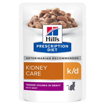 Hill's PRESCRIPTION DIET k/d kissan märkäruoka - naudanliha 12x85g - packshot_png