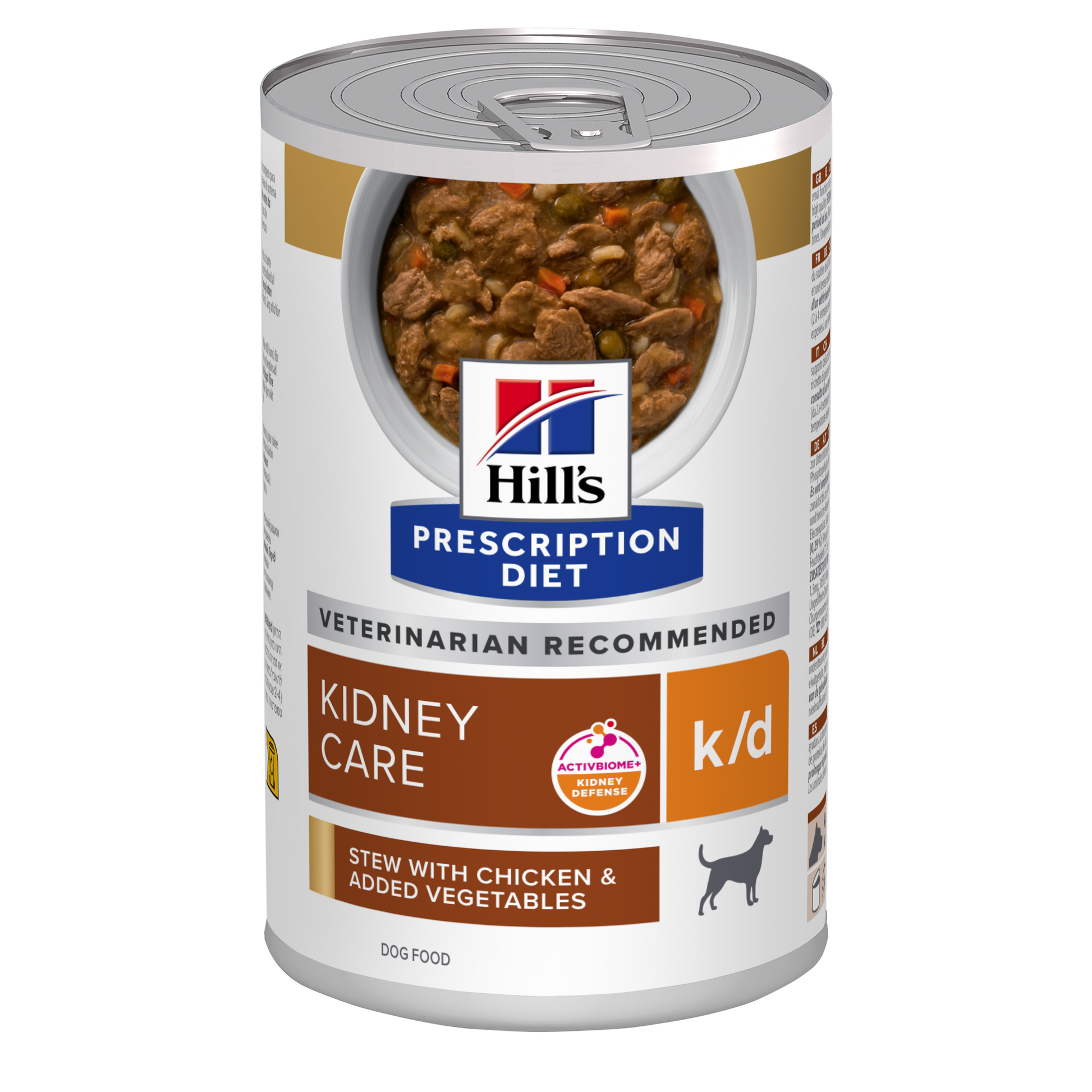 Hill's PRESCRIPTION DIET k/d muhennos koirille - kana & kasvikset 12x354g - packshot_png