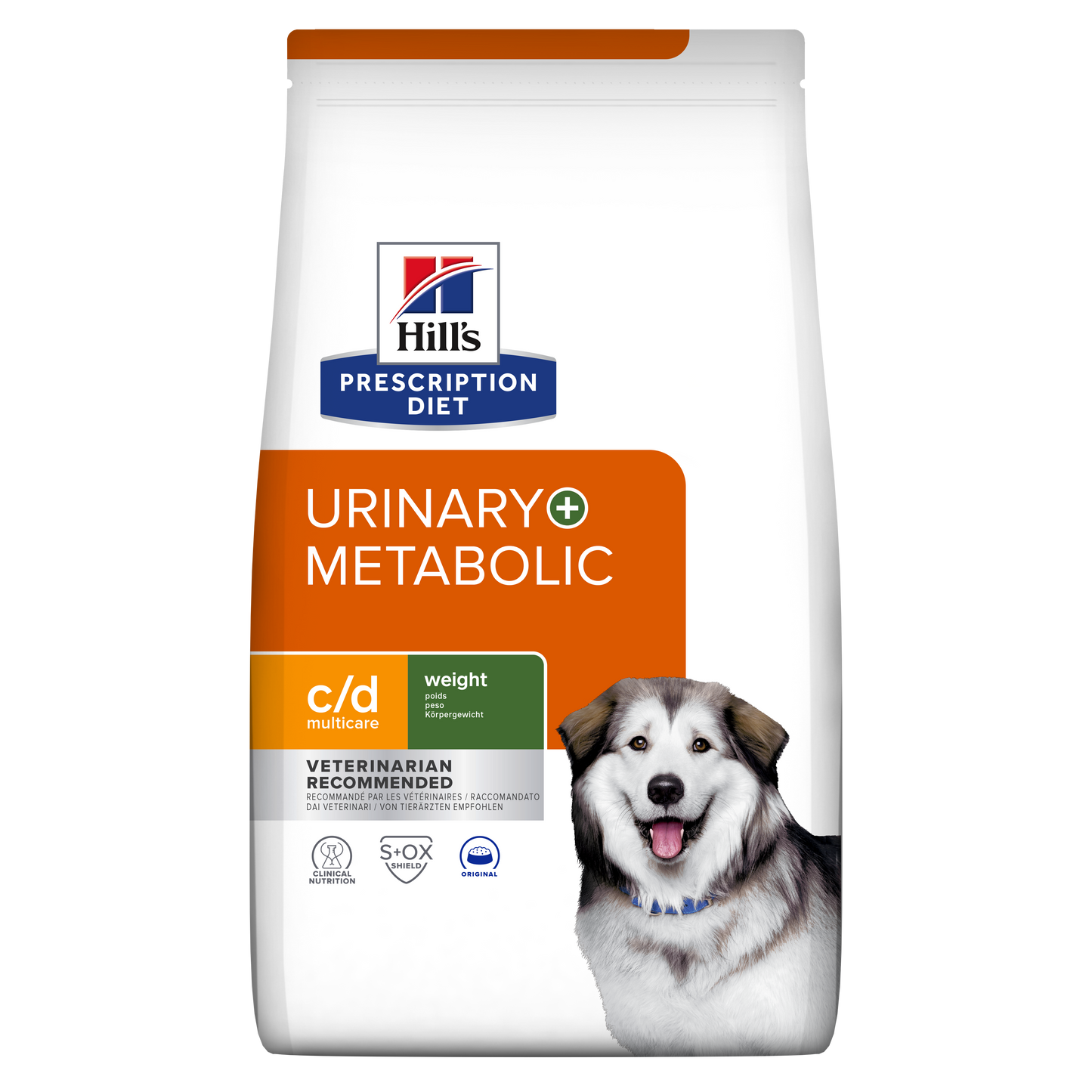 Hill's PRESCRIPTION DIET c/d Multicare + Metabolic, virtsateiden sairauksiin + koiran kuivaruoka - packshot_png