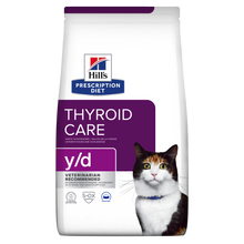 Hill's PRESCRIPTION DIET y/d kilpirauhasen liikatoiminnan hoitoon kissan kuivaruoka - packshot_png