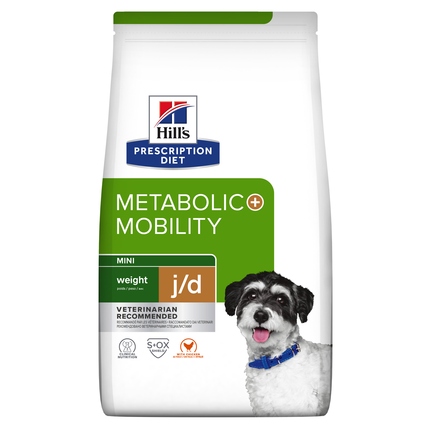 Hill's PRESCRIPTION DIET Metabolic + Mobility Mini koiran kuivaruoka - kana - packshot_png