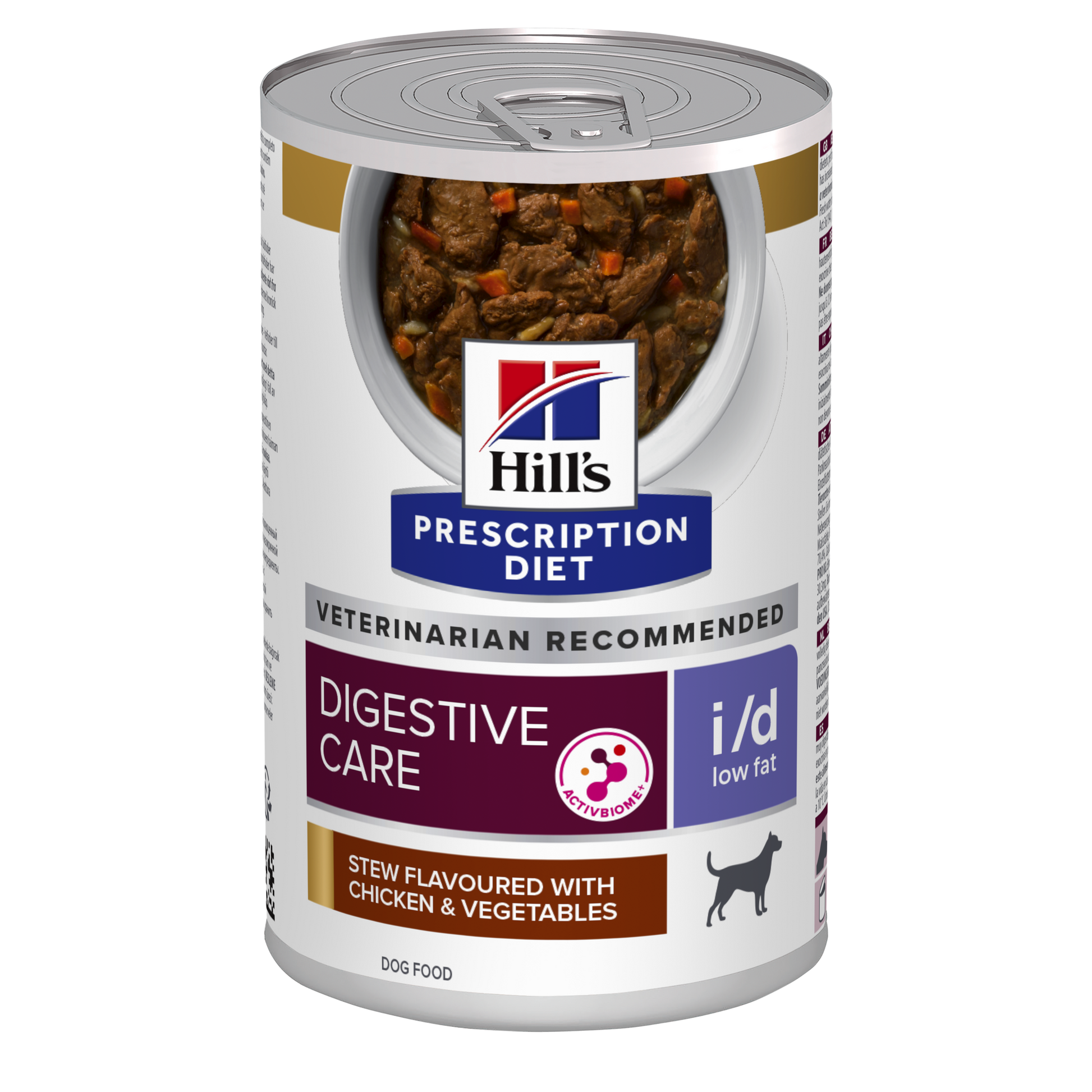 Hill's PRESCRIPTION DIET i/d Low Fat koiran märkäruoka - kana & kasviksia 12x354g - packshot_png