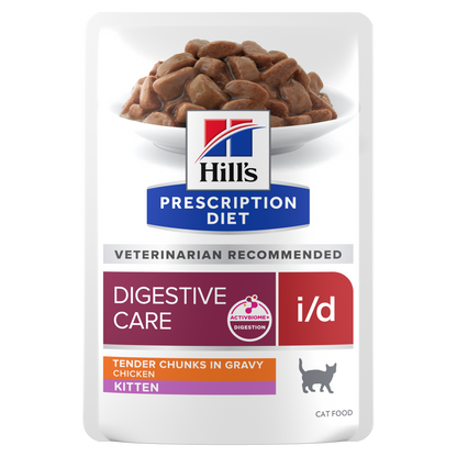 Hill's Prescription Diet i/d Digestive Care Wet with Chicken -ruoka kissanpennulle 12 x - packshot_png
