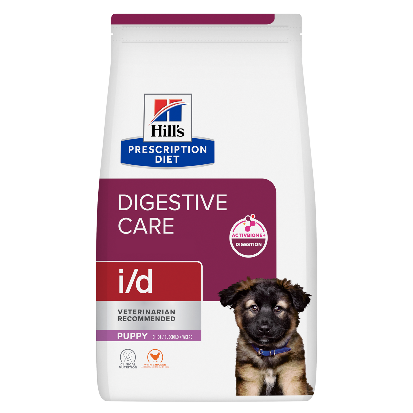 Hill's Prescription Diet i/d Digestive Care Puppy with Chicken -kuivaruoka koiranpennuille Pussi - packshot_png