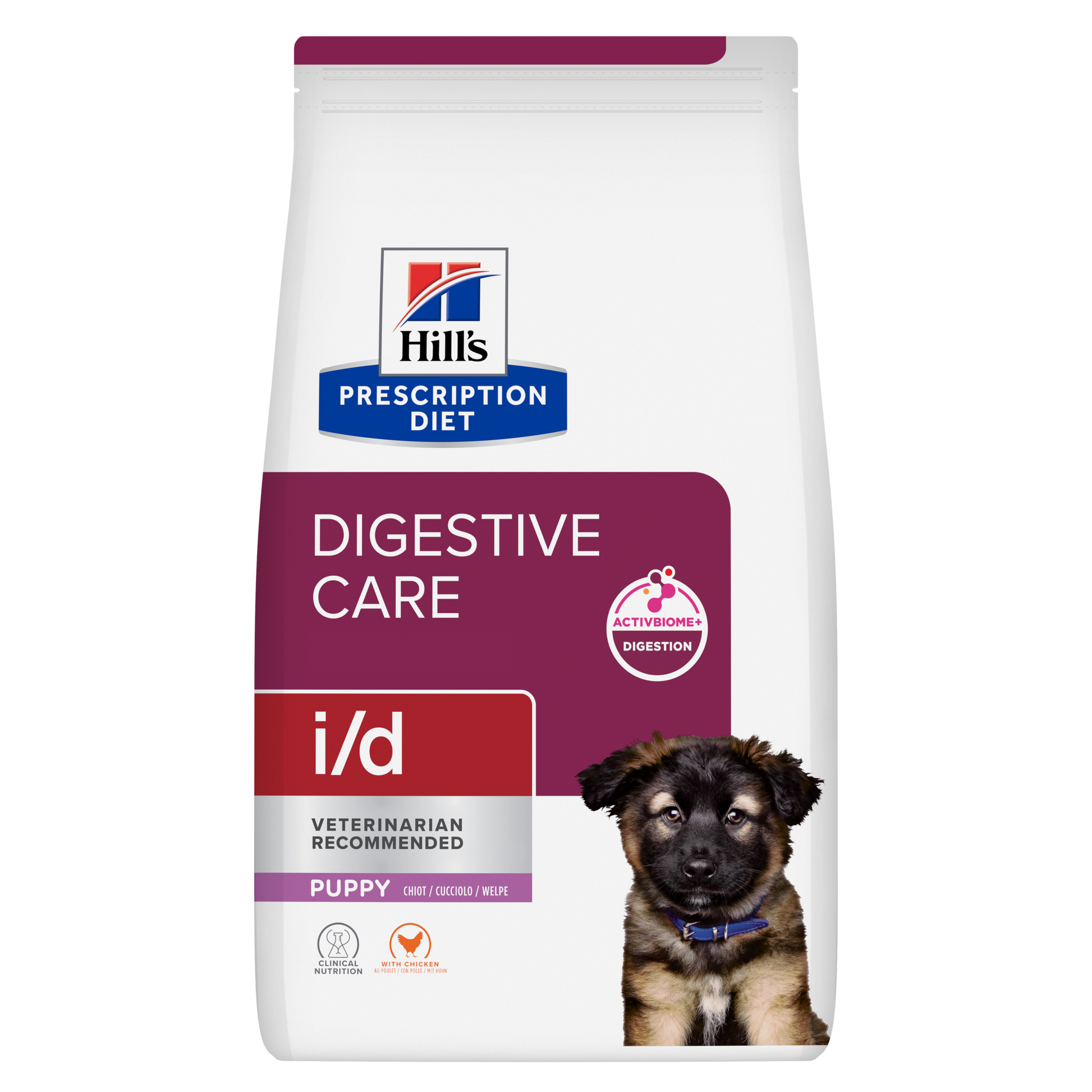 Hill's Prescription Diet i/d Digestive Care Puppy with Chicken -kuivaruoka koiranpennuille Pussi - packshot_png