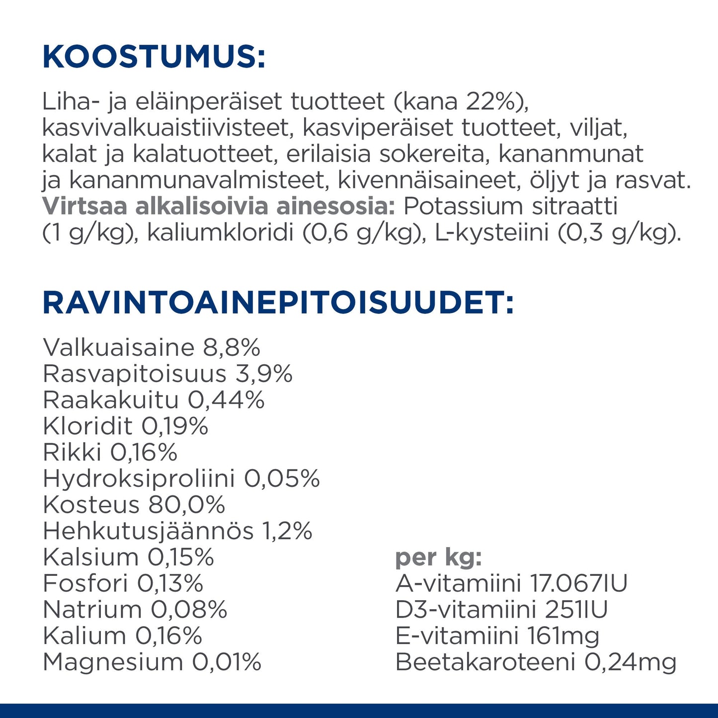 Hill's PRESCRIPTION DIET c/d Multicare kissan märkäruoka - kana 12x85g - PD cd Multicare Pouch_Chicken_CAT_BK25948M__Composition_FI