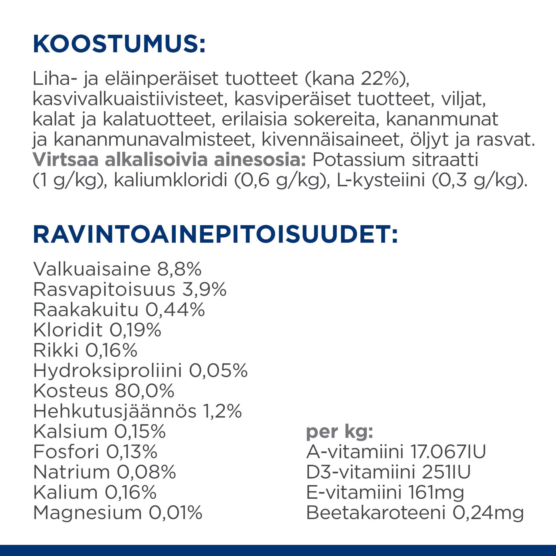 Hill's PRESCRIPTION DIET c/d Multicare kissan märkäruoka - kana 12x85g - PD cd Multicare Pouch_Chicken_CAT_BK25948M__Composition_FI