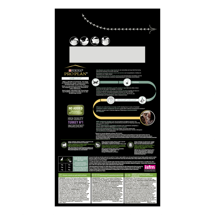 PURINA® PRO PLAN Liveclear Sterilised