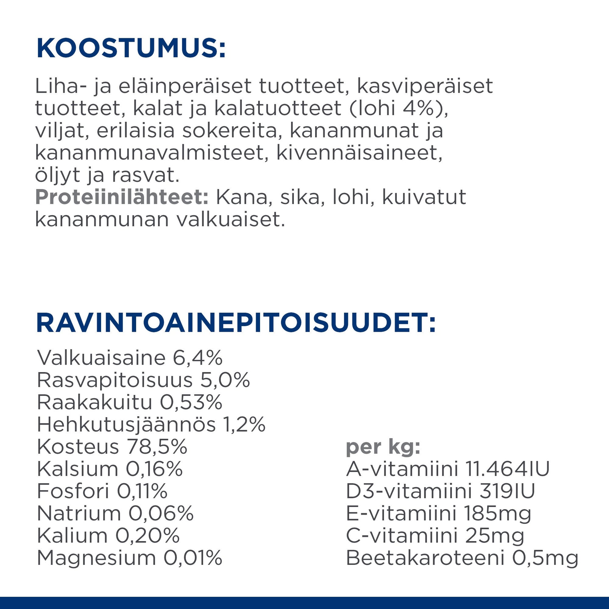 Hill's PRESCRIPTION DIET k/d kissan märkäruoka - lohi 12x85g - PD kd Pouch Salmon_CAT_BK27531M__Composition_FI