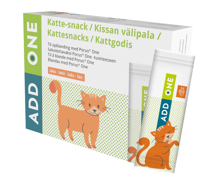 Add One® Salmon - Makutahna avuksi tukiravinteiden antoon kissoille 30x10 g