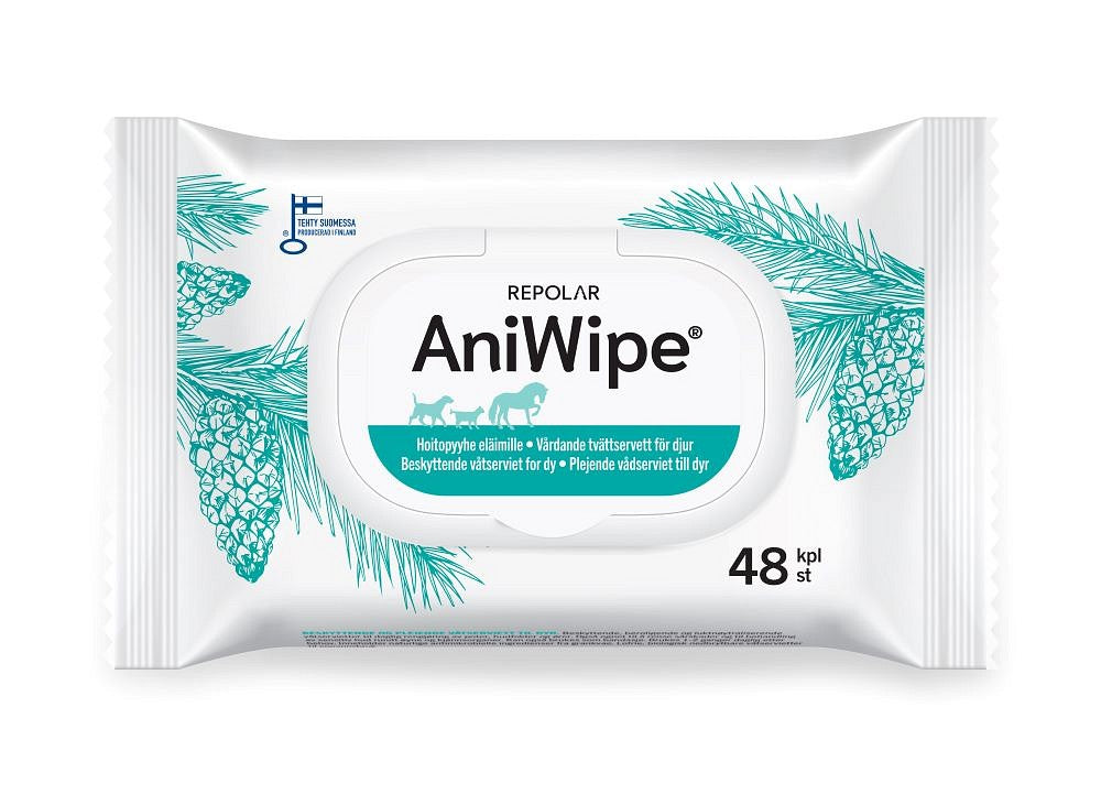 AniWipe® hoitopyyhkeet - Päivittäiseen ihon puhdistukseen 48 kpl, TARJOUS -25 %