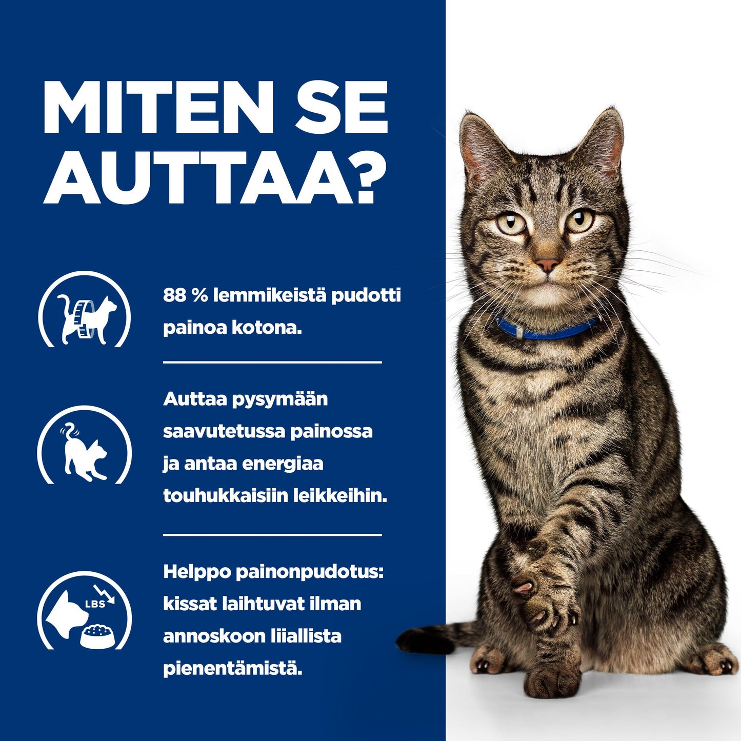 Hill's PRESCRIPTION DIET Metabolic kissan kuivaruoka - kana - How it Helps