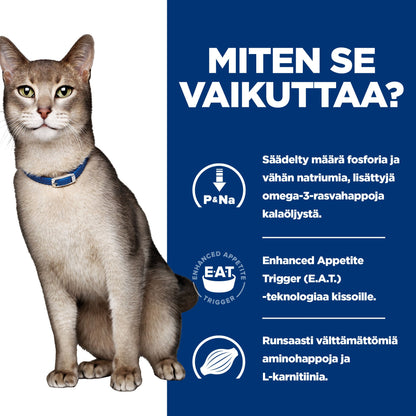 Hill's PRESCRIPTION DIET k/d kissan märkäruoka - kana 12x85g - How it Works