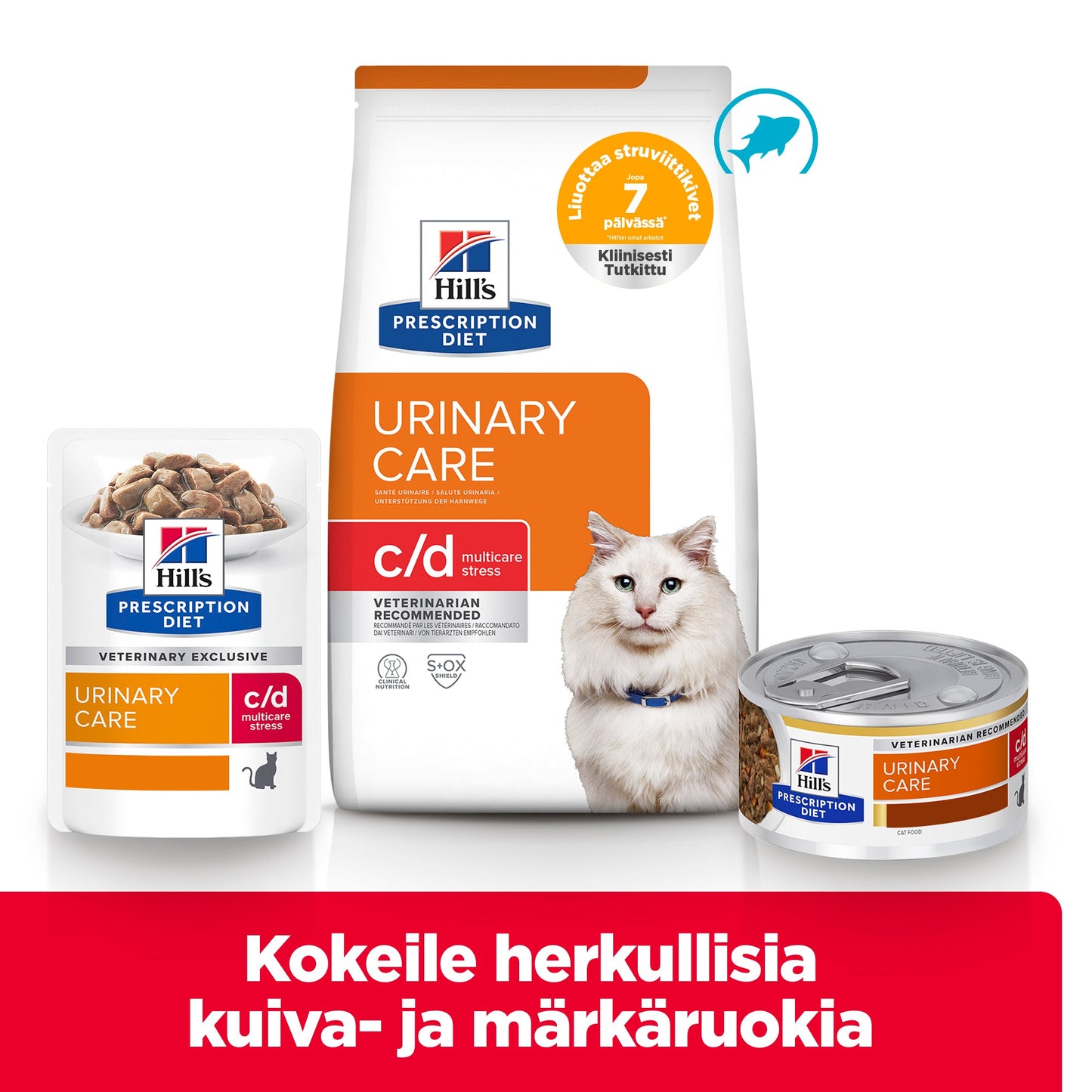 Hill's PRESCRIPTION DIET c/d Multicare Stress kissan kuivaruoka - merikala - Cross Sell