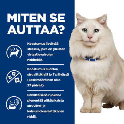 Hill's PRESCRIPTION DIET c/d Multicare Stress kissan kuivaruoka - merikala - How it Helps